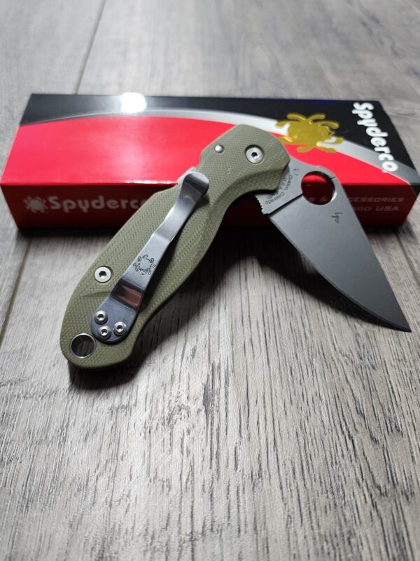 il_fullxfull.4759967913_dbm4-1.jpg PM3 Lotus - OD Green G10 Scales for Spyderco Paramilitary 3 - Flytanium Gear - Knife Install Optional