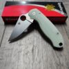 il_fullxfull.4759969469_lbba-1.jpg PM3 Lotus - Natural Jade G10 Scales for Spyderco Paramilitary 3 - Flytanium Gear - Knife Install Optional