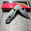 il_fullxfull.4759969597_1f4v-1.jpg PM3 Lotus - Natural Jade G10 Scales for Spyderco Paramilitary 3 - Flytanium Gear - Knife Install Optional