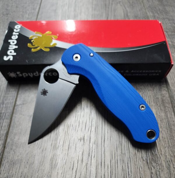 il_fullxfull.4781744110_4j4o.jpg PM3 Lotus - Blue Lapis G10 Scales for Spyderco Paramilitary 3 - Flytanium Gear - Knife Install Optional