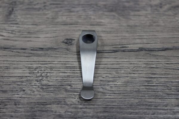 LynchNW Spyderco - Rule #9 -  Laser Engraved Titanium - Deep Carry Pocket Knife Clip - Blacksmith, Satin or Sandwashed Finish MADE in USA