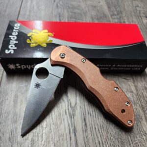 Copper Scales for Spyderco Delica - Flytanium Gear