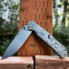 Kraken - Ruike P801 - Fiber Laser Deep Engraved - EDC Gear - Complete Knife