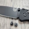 Slotted Titanium Thumbstud Kit for Benchmade Knives - Black TI - Bugout - 940 - 945 - Griptilian - Flytanium Gear