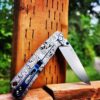 Aztec Calendar - Ruike P801 - Fiber Laser Deep Engraved - EDC Gear - Complete Knife