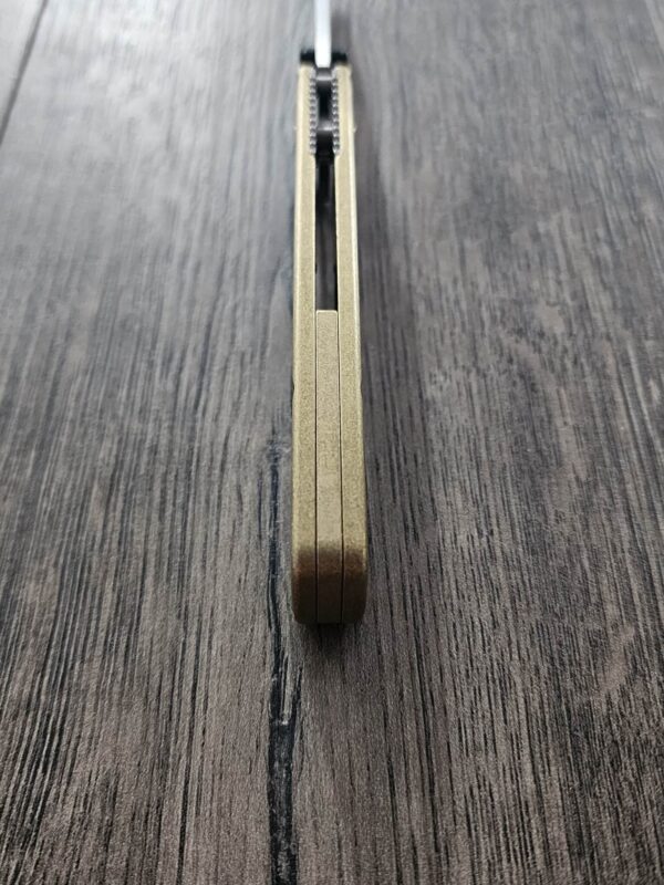 Benchmade Bugout 535 - Brass Backspacer - Flytanium Gear