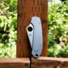 PM3 SKINNY - Titanium Scales for Spyderco Paramilitary 3 - Stonewash - EDC Gear - Knife Install Optional