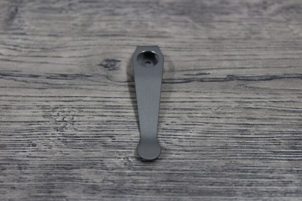 Spyderco - Kraken -  Laser Engraved Titanium - Deep Carry Pocket Knife Clip - Blacksmith, Satin or Sandwashed Finish MADE in the USA