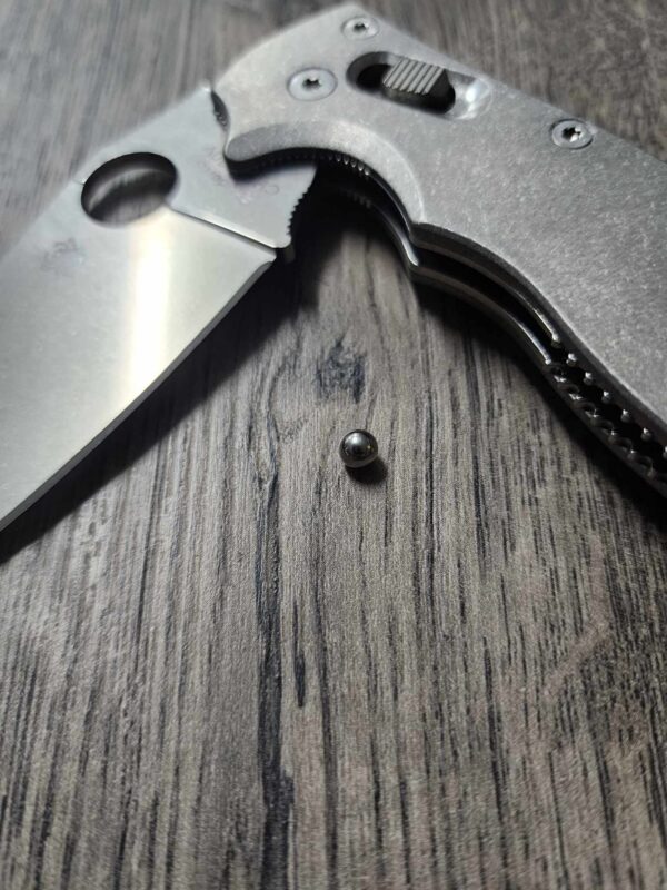 Replacement Steel Ball Bearing for Spyderco Manix 2 and Manix 2 XL - Flytanium Gear - knife not included