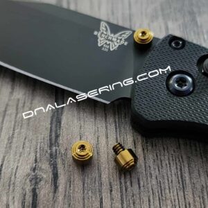 Benchmade Knives - Titanium Thumbstud - Bronze Anodized - Bugout - 940 - 945 - Griptilian - EDC Gear