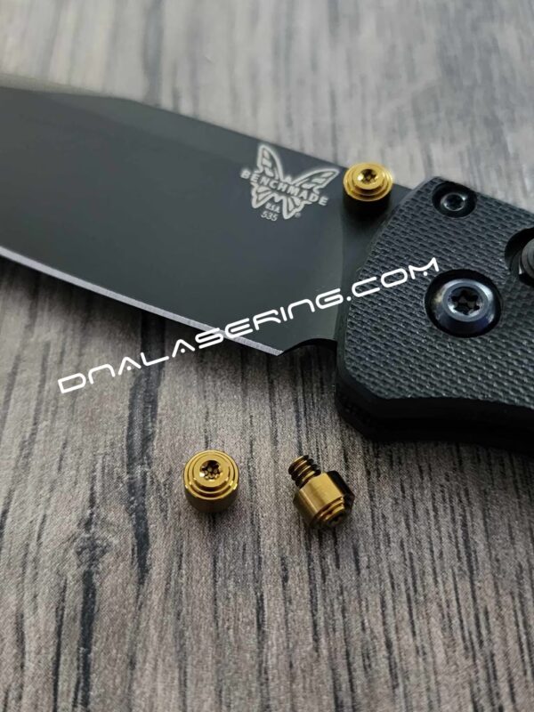 Benchmade Knives - Titanium Thumbstud - Bronze Anodized - Bugout - 940 - 945 - Griptilian - EDC Gear