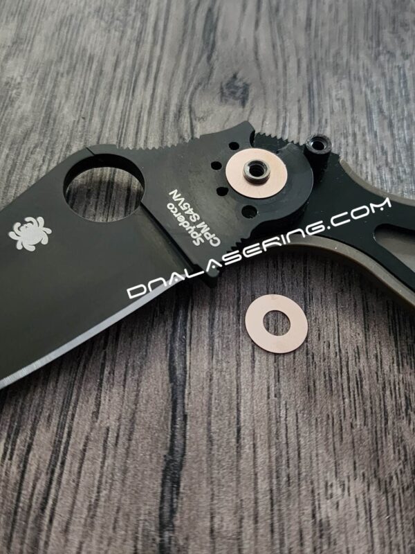 Spyderco PM2 / PM3 / PM3 light weight / Yojimbo / Shaman / Manix 2 - Phosphor Bronze Replacement Washers - Made in the USA