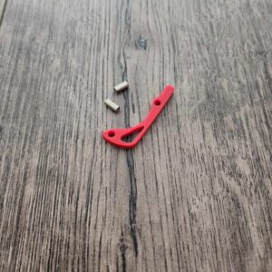 Red G-10 Backspacer for Benchmade MINI Bugout Knife