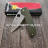 Spyderco Shaman - Lotus Scales - G-10 OD Green - Flytanium Gear *Optional Knife Install & Topographic Laser Engraving*