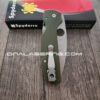 il_fullxfull.5123782180_3w9y.jpg Spyderco Shaman - Lotus Scales - G-10 OD Green - Flytanium Gear *Optional Knife Install & Topographic Laser Engraving*