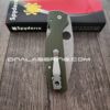 Spyderco Shaman - Lotus Scales - G-10 OD Green - Flytanium Gear *Optional Knife Install & Topographic Laser Engraving*