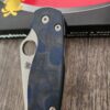 Spyderco PM2 – Blue Swirl – Carbon Fiber Paramilitary 2 Knife Scales – EDC Gear - Optional Hardware & Knife Install