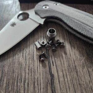 Spyderco PM2 - Titanium Hardware Kit