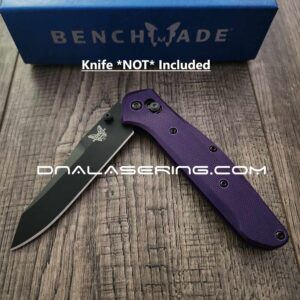 Deep Purple G-10 Radar Scales - Benchmade 940 Osborne Series - Flytanium Gear