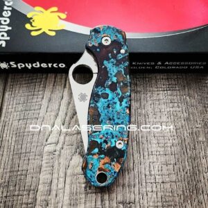 Shipwreck Patina - PM3  - Copper Scales for Spyderco Paramilitary 3 - Flytanium Gear - Knife Install Optional