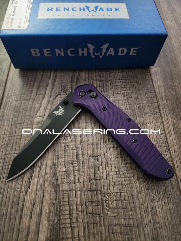 Deep Purple G-10 Radar Scales - Benchmade 940 Osborne Series - Flytanium Gear