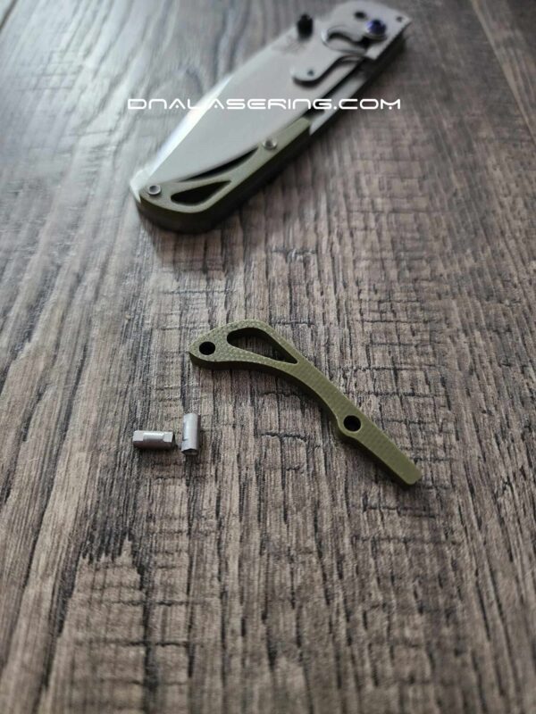 Benchmade Bugout 535 - G-10 Backspacer - OD Green - Flytanium Gear