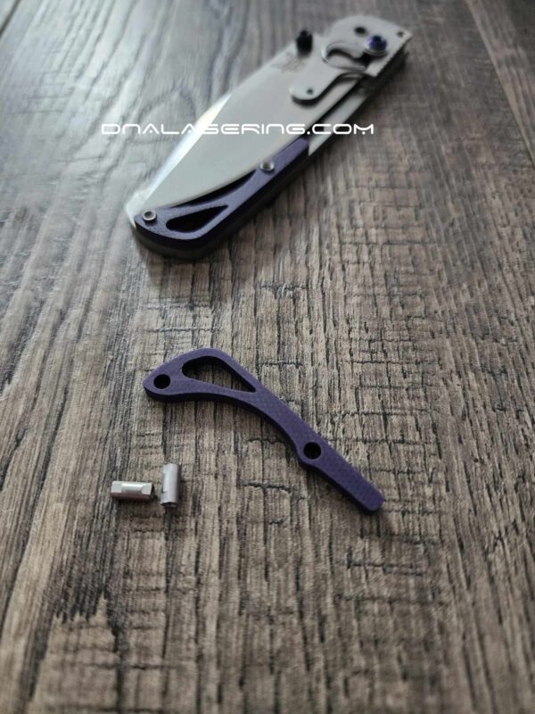 Benchmade Bugout 535 - G-10 Backspacer - Deep Purple - Flytanium Gear