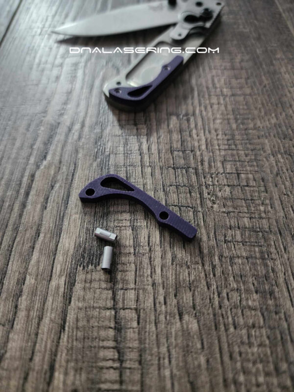 Benchmade MINI Bugout 533 - G-10 Backspacer - Deep Purple - Flytanium Gear