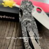il_fullxfull.5331080935_ofmt-1.jpg Memento Mori - Spyderco PM2 TI - Deep Laser Engraved - PM2 Titanium Knife Scales - EDC Gear - Knife & Hardware Optional Flytanium Gear