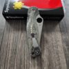 PM2 Lotus Scales - Green Linen Micarta for Spyderco Paramilitary 2 Knife - Flytanium Gear