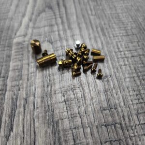 Smock Replacement Hardware Screw Set for Spyderco Smock Knife - Titanium - Bronze Anodized - Knife NOT included