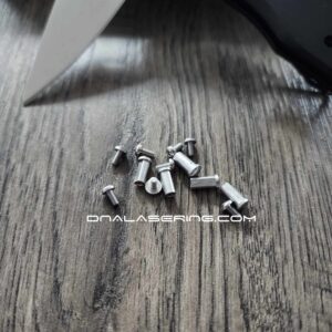 Replacement Hardware Kit for Spyderco Delica - Stainless Steel - Satin