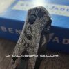 Dragon & Tiger Yin-Yang – Benchmade 940 Osborne – Deep Laser Engraved Titanium Scales – Flytanium Gear *Scales/Handles Only*