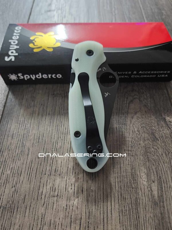 il_fullxfull.5444026084_t5mn-1.jpg PM3 Lotus - Natural Jade G10 Scales for Spyderco Paramilitary 3 - Flytanium Gear - Knife Install Optional