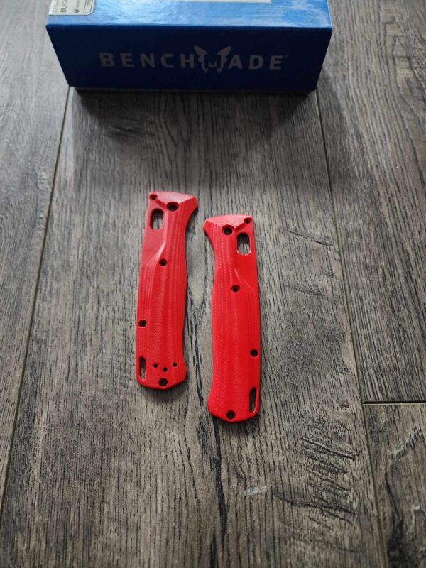 Crossfade G-10 Scales for Benchmade Bugout - Fire Red
