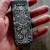 Rechargable Hand Warmer and power bank with Viking / Odin laser engraving