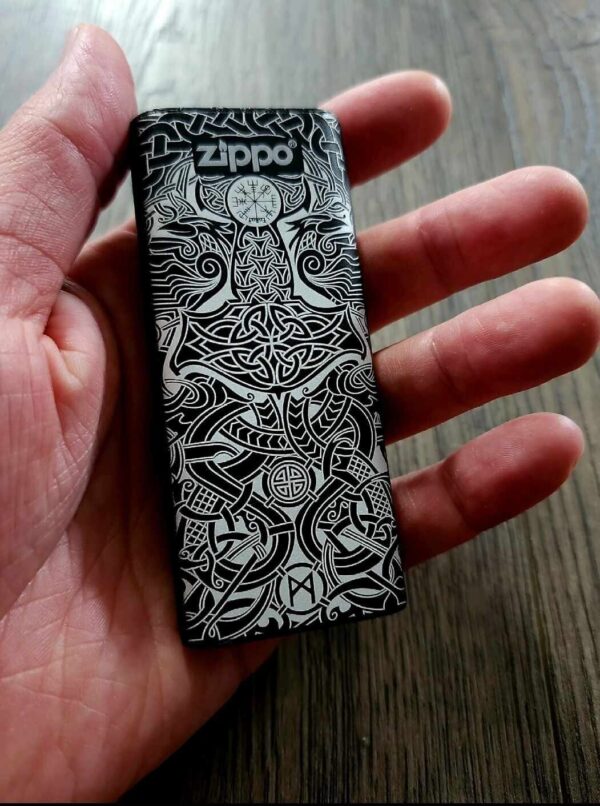 Rechargable Hand Warmer and power bank with Viking / Odin laser engraving