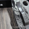 il_fullxfull.5490971586_2uum-1.jpg Predator - Spyderco PM3 TI - Deep Laser Engraved Titanium Knife Scales - Paramilitary 3 - Optional Hardware & Knife Install