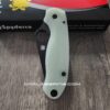 il_fullxfull.5492158759_72lj-1.jpg PM3 Lotus - Natural Jade G10 Scales for Spyderco Paramilitary 3 - Flytanium Gear - Knife Install Optional