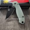 il_fullxfull.5492161031_8hh8-1.jpg PM3 Lotus - Natural Jade G10 Scales for Spyderco Paramilitary 3 - Flytanium Gear - Knife Install Optional