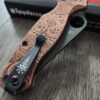 LynchNW Spyderco - Viking Rune - Laser Engraved Titanium - Deep Carry Pocket Knife Clip - Blacksmith, Satin or Sandwashed Finish