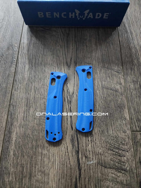 MINI Bugout Crossfade - Blue G-10 Scales - Flytanium Gear