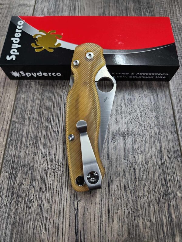 Ultem Limited Edition Lotus Scales for Spyderco Paramilitary 2 - MADE IN USA - Flytanium Gear - Edc scales - Ultum