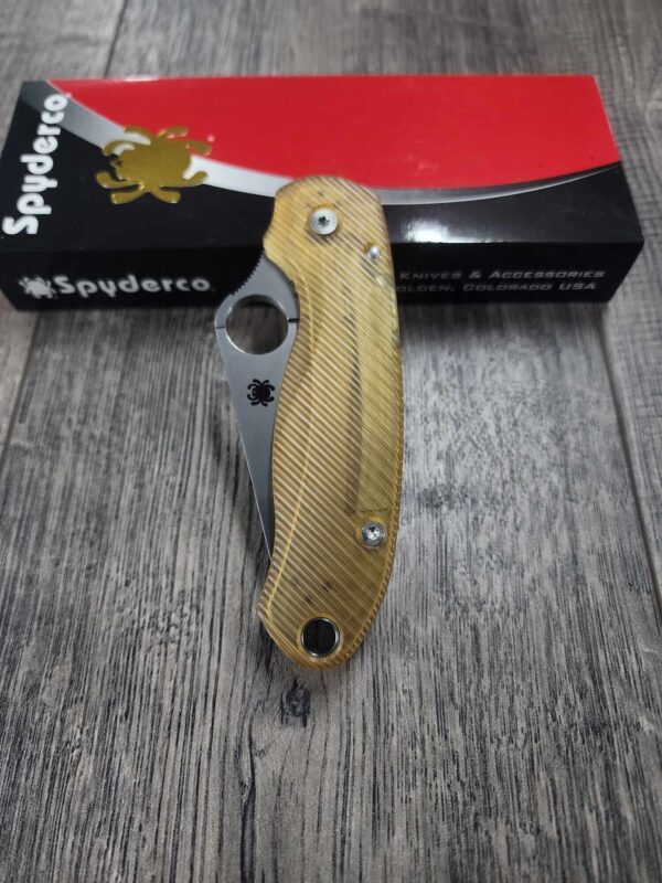 Ultem Limited Edition Lotus Scales for Spyderco Para 3 - MADE IN USA - Flytanium gear - Edc Gear
