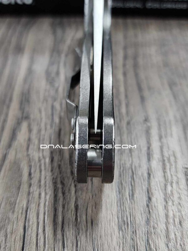 il_fullxfull.5539085211_2nl4-1.jpg Predator - Spyderco PM3 TI - Deep Laser Engraved Titanium Knife Scales - Paramilitary 3 - Optional Hardware & Knife Install