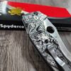 Odin - Viking - Spyderco YoJumbo - Deep Laser Engraved - Titanium Scales - EDC Gear *Scales/Handles Only*