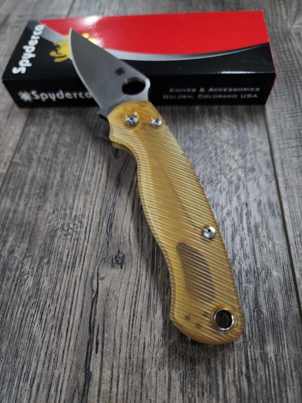 Ultem Limited Edition Lotus Scales for Spyderco Paramilitary 2 - MADE IN USA - Flytanium Gear - Edc scales - Ultum