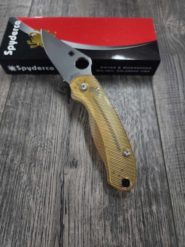 Ultem Limited Edition Lotus Scales for Spyderco Para 3 - MADE IN USA - Flytanium gear - Edc Gear