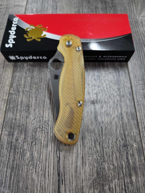 Ultem Limited Edition Lotus Scales for Spyderco Paramilitary 2 - MADE IN USA - Flytanium Gear - Edc scales - Ultum