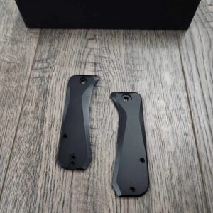WE Banter Groove Black Titanium Scales for WE Banter Knife